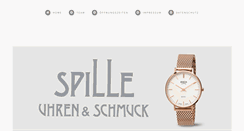 Desktop Screenshot of juwelier-spille.de